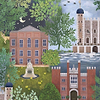 Palace Tales-Tapete-Cole & Son-Leaf Green, Terracotta & Petrol-Rolle-118/1001-Selected Wallpapers