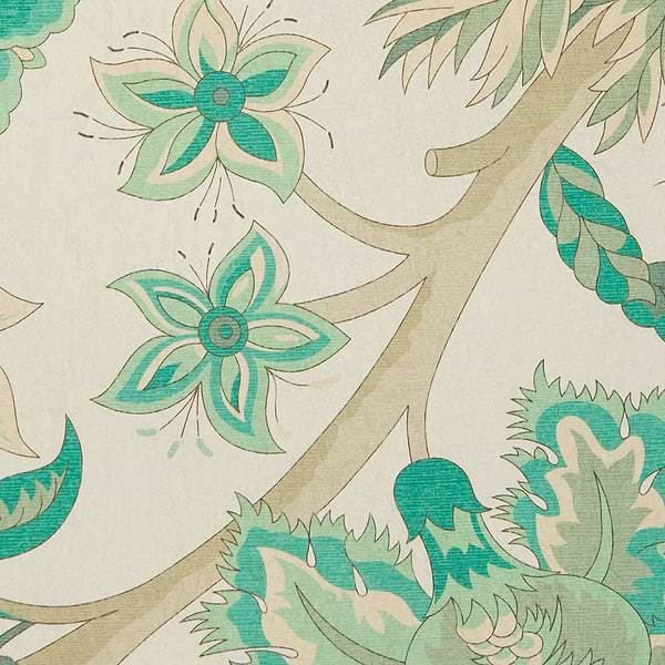 Palampore Trail-Wallpaper-Liberty-Jade-Meter (M1)-07261001I-Selected Wallpapers