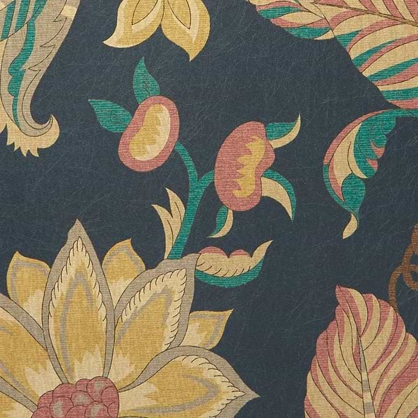 Palampore Trail-Wallpaper-Liberty-Pewter Blue-Meter (M1)-07261001N-Selected Wallpapers