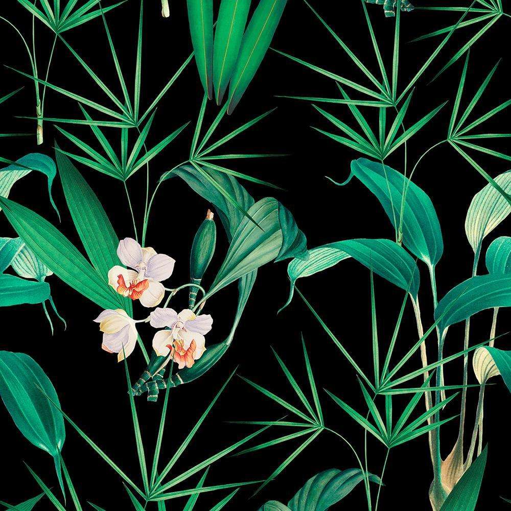 Palm Springs-Tapete-Mind the Gap-Antraciet-300 cm (standaard)-WP20360-Selected Wallpapers
