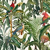 Parrots of Brasil-wallpaper-Mind the Gap-Licht-300 cm (standaard)-WP20521-Selected Wallpapers
