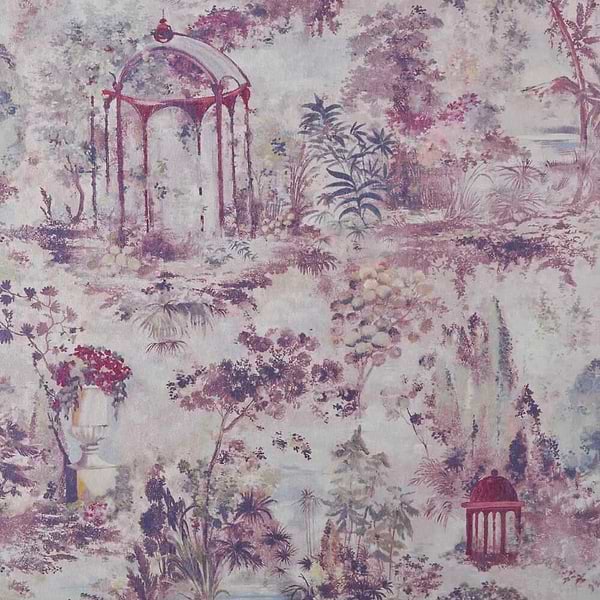 Pavilion-Tapete-1838 wallcoverings-Rose Pink-Rolle-2109-153-01-Selected Wallpapers