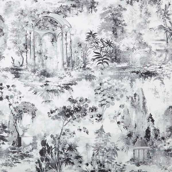 Pavilion-Tapete-1838 wallcoverings-Stone Grey-Rolle-2109-153-03-Selected Wallpapers