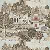 Peacock Garden-Tapete-Zoffany-Linen/Silver-Meter (M1)-311742-Selected Wallpapers