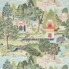Peacock Garden-Tapete-Zoffany-Green/Coral-Meter (M1)-311743-Selected Wallpapers