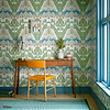 Peacock Topiary-Wallpaper-1838 wallcoverings-Selected Wallpapers
