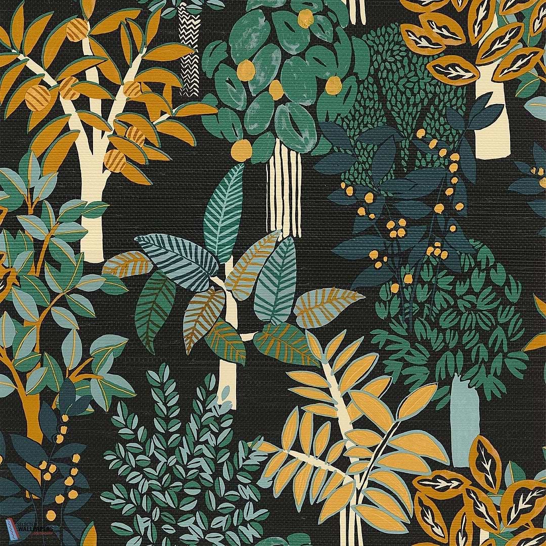 Peradeniya-Tapete-Casamance-Noir/Multico-Rolle-75940508-Selected Wallpapers