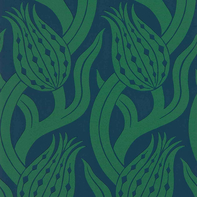Persian Tulip-Tapete-Zoffany-Poison-Rolle-312996-Selected Wallpapers