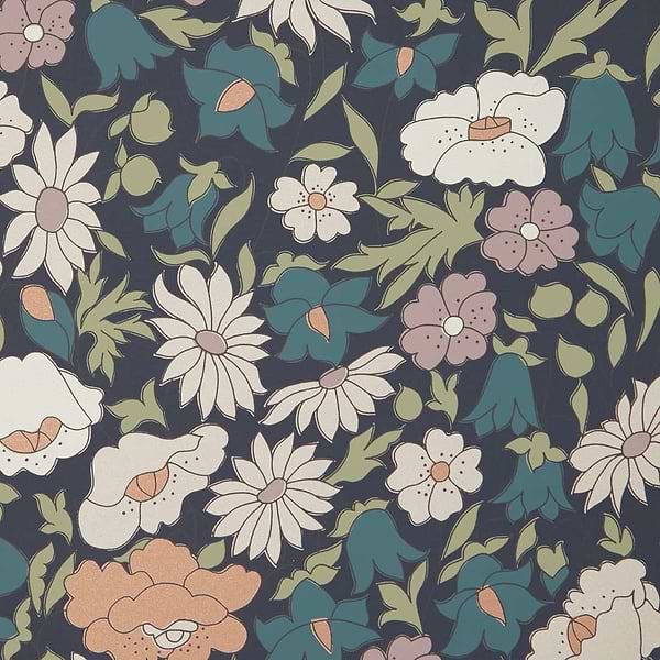 Poppy Meadowfield-Tapete-Liberty-Pewter Blue-Rolle-07221001N-Selected Wallpapers