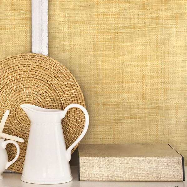 Raffia Natural Palette-wallpaper-Greenland-Selected Wallpapers