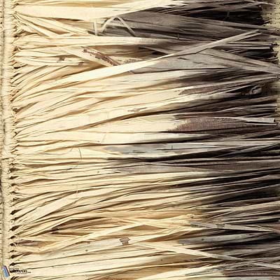 Raffia Totem-Tapete-CMO Paris-Terre-Meter (M1)-CMO WRA 09 38-Selected Wallpapers