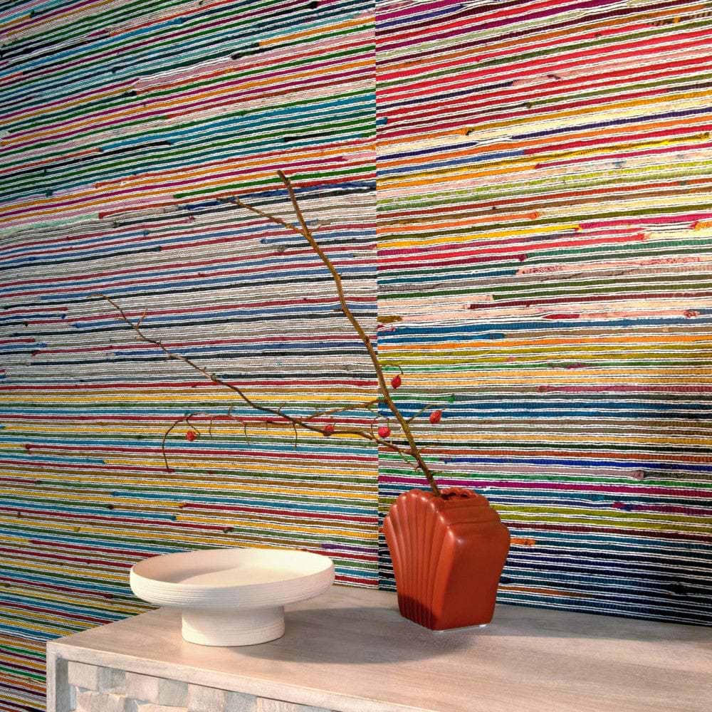Rainbow Raj-Wallpaper-Omexco by Arte-Selected Wallpapers