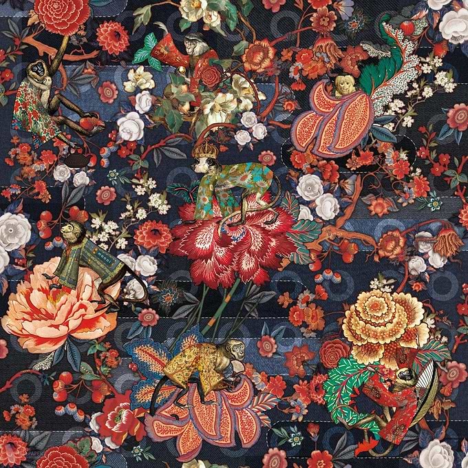 Rendezvous Tokyo Blue-wallpaper-Moooi-Indigo-Meter (M1)-MO3010-Selected Wallpapers