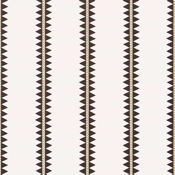 Reno Stripe-Wallpaper-Thibaut-Black-Roll-T13240-Selected Wallpapers