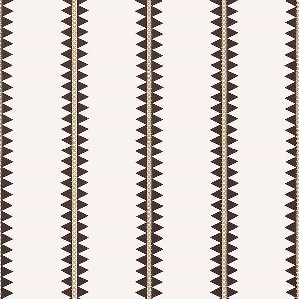 Reno Stripe-Wallpaper-Thibaut-Black-Roll-T13240-Selected Wallpapers