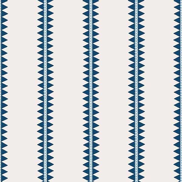 Reno Stripe-Wallpaper-Thibaut-Navy-Roll-T13244-Selected Wallpapers