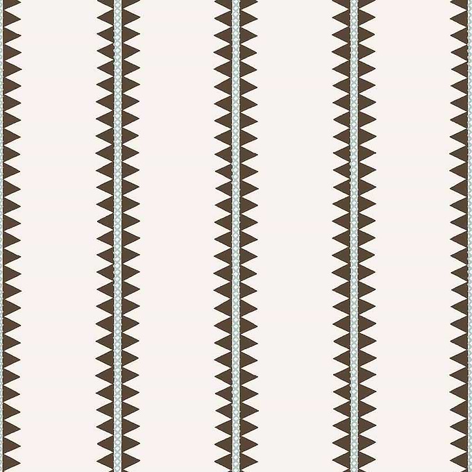 Reno Stripe-Wallpaper-Thibaut-Brown-Roll-T13246-Selected Wallpapers