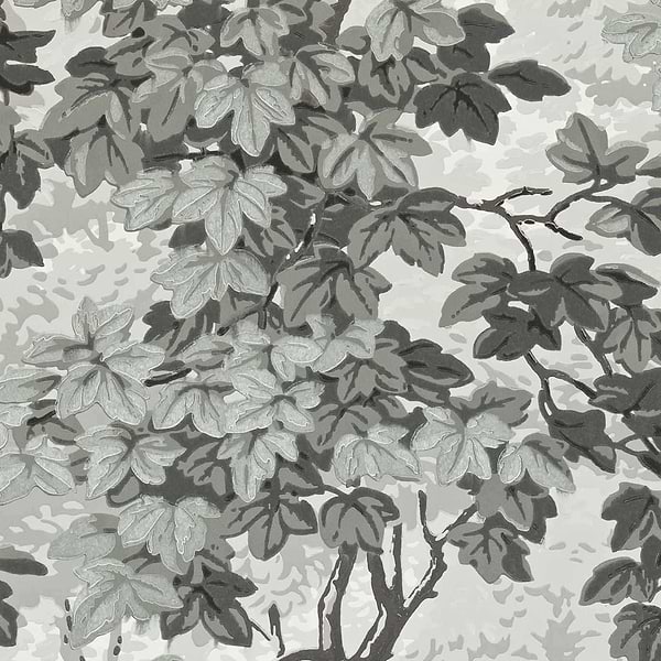 Richmond Park-Tapete-Zoffany-Charcoal-Rolle-310059-Selected Wallpapers