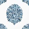 Ridgefield-Wallpaper-Thibaut-Blue-Roll-T14322-Selected Wallpapers
