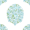 Ridgefield-Wallpaper-Thibaut-Green and Spa-Roll-T14323-Selected Wallpapers