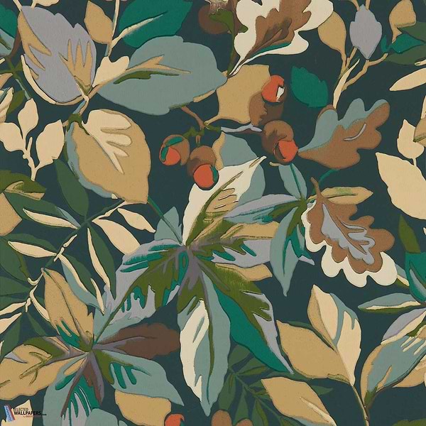 Robin's Wood-Wallpaper-Sanderson-Forest/Sap Green-Roll-217224-Selected Wallpapers