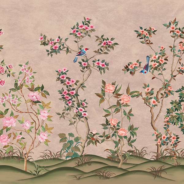 Romance-Wallpaper-Presence-Pink Plaster-Silk Vinyl-PS101/03-Selected Wallpapers