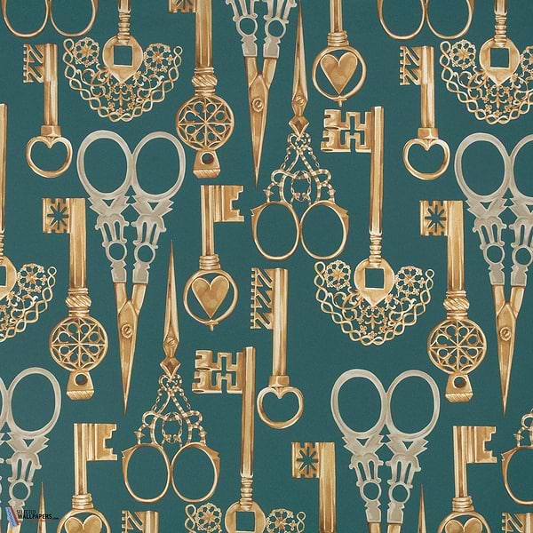 Roxanne Wallcovering-Behang-Romo-Peacock-Rol-W451/05-Selected Wallpapers