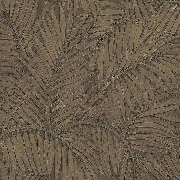 Sabal-Wallpaper-Arte-Khaki-Roll-75203A-Selected Wallpapers