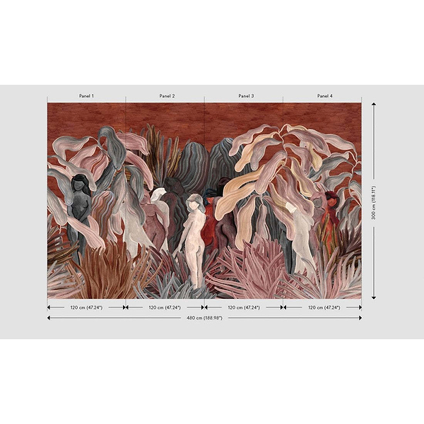 Secret Silhouettes-Behang-Arte-Selected Wallpapers