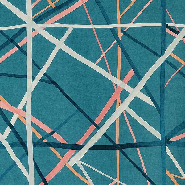 Simpatico fabric-Kelly Wearstler-Teal-Meter (M1)-GWF-3711.335-Selected Wallpapers