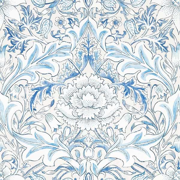Simply Severn-Tapete-Morris & Co-Woad-Rolle-217075-Selected Wallpapers