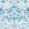 Simply Strawberry Thief-Behang-Morris & Co-Woad-Rol-217058-Selected Wallpapers