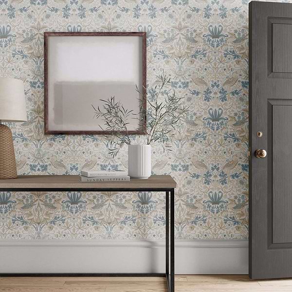 Simply Strawberry Thief-Behang-Morris & Co-Selected Wallpapers