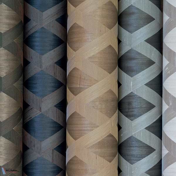 Soie Bois Losange-Tapete-CMO Paris-Selected Wallpapers