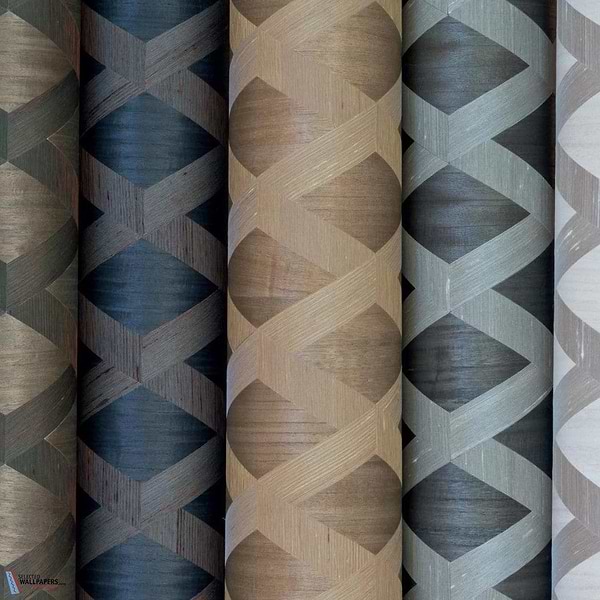 Soie Bois Losange-Tapete-CMO Paris-Selected Wallpapers