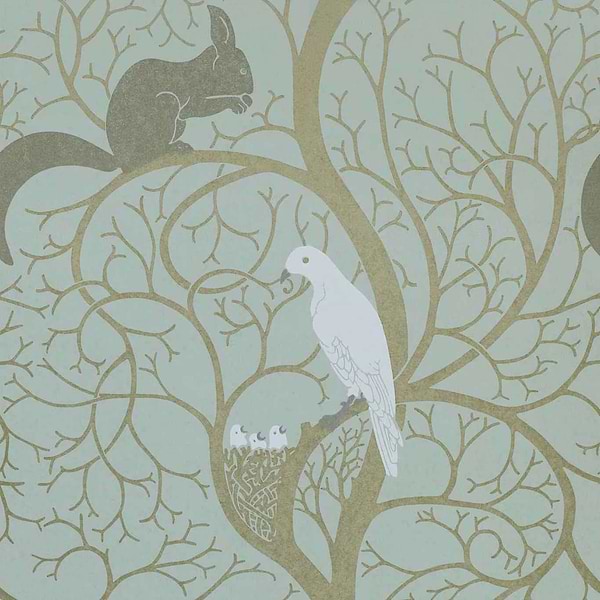 Squirrel & Dove-wallpaper-Sanderson-Eggshell/Ivory-Roll-DVIWSQ103-Selected Wallpapers