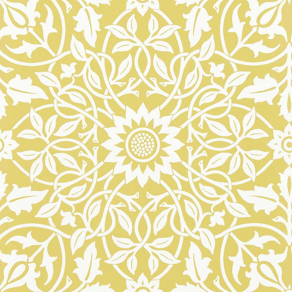 St James Ceiling-Wallpaper-Morris & Co-Sunflower-Roll-217078-Selected Wallpapers