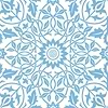 St James Ceiling-Wallpaper-Morris & Co-China Blue-Roll-217079-Selected Wallpapers