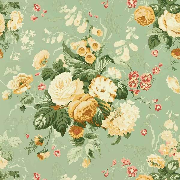 Stapleton Park-wallpaper-Sanderson-Sage/Honey-Roll-217047-Selected Wallpapers