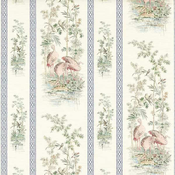 Storks & Thrushes-Tapete-Zoffany-Tuscan Pink-Meter (M1)-313032-Selected Wallpapers