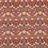 Strawberry Thief Velvet Stoff-Morris & Co-Crimson/Slate-Meter (M1)-236933-Selected Wallpapers