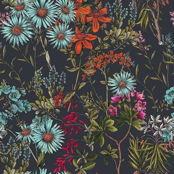 Summerish-Tapete-Mind the Gap-Charcoal-300 cm (standaard)-WP20309-Selected Wallpapers