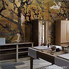 The Lake Ocher wallpaper-Daisy James-Selected Wallpapers & Interiors