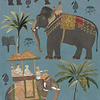 The Procession-wallpaper-Mind the Gap-Blue-300 cm (standaard)-WP20170-Selected Wallpapers