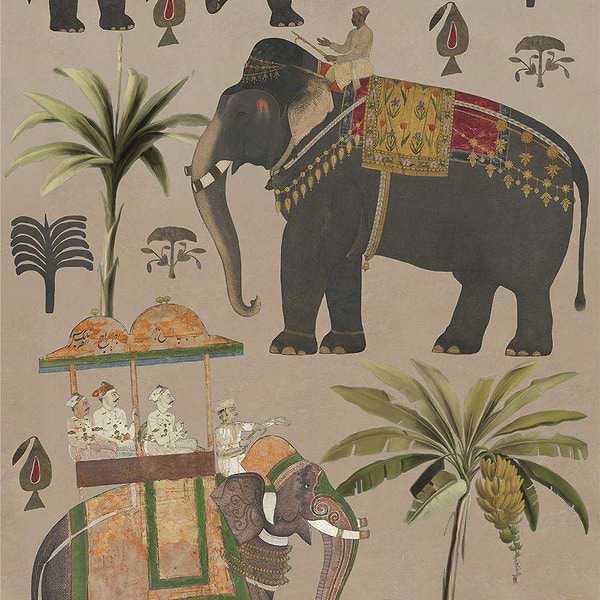 The Procession-wallpaper-Mind the Gap-Taupe-300 cm (standaard)-WP20258-Selected Wallpapers