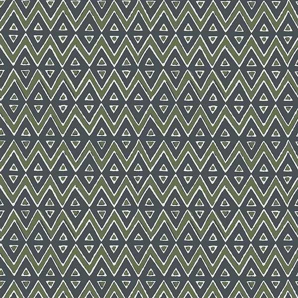 Tiburon-Wallpaper-Thibaut-Green and Blue-Roll-T13235-Selected Wallpapers