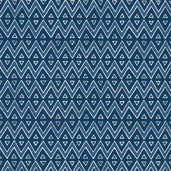 Tiburon-Wallpaper-Thibaut-Navy-Roll-T13237-Selected Wallpapers