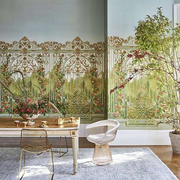 Tijou Gate-Tapete-Cole & Son-Selected Wallpapers