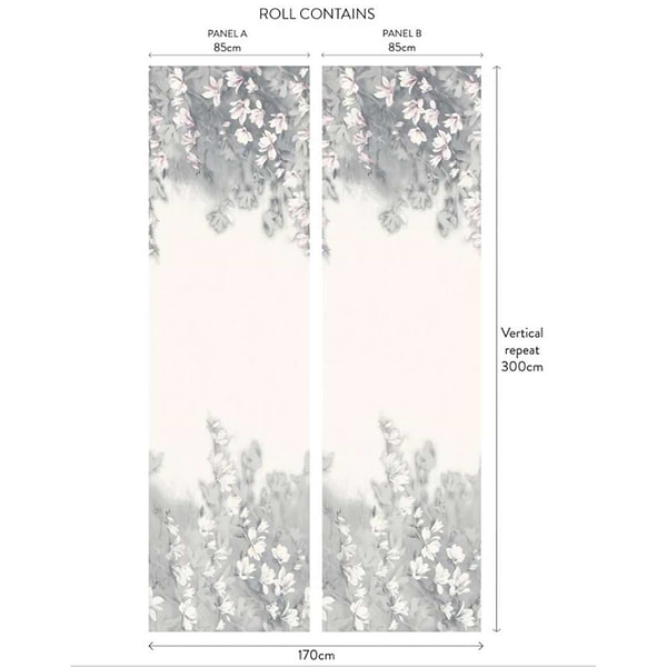Trailing Magnolia Paperweave-Wallpaper-1838 wallcoverings-Selected Wallpapers