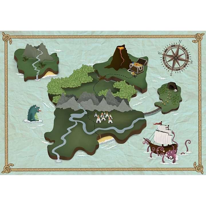 Treasure Map-wallpaper-Coordonne-Selected Wallpapers